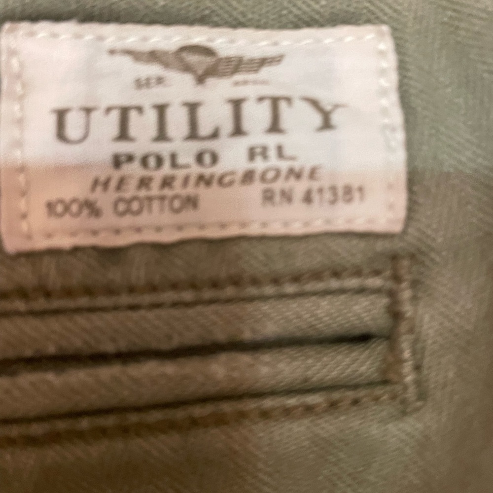 Ralph. Lauren army, green, men’s pants